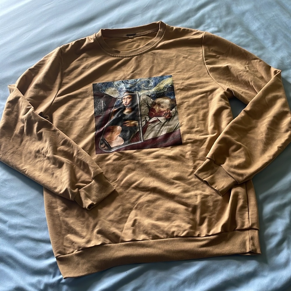[Shein] Famous Painting Novelty Sweatshirt
